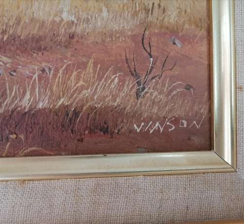 Oil painting by artist Vinson