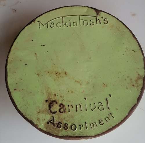 Vintage Mackintosh`s carnival assortment tin