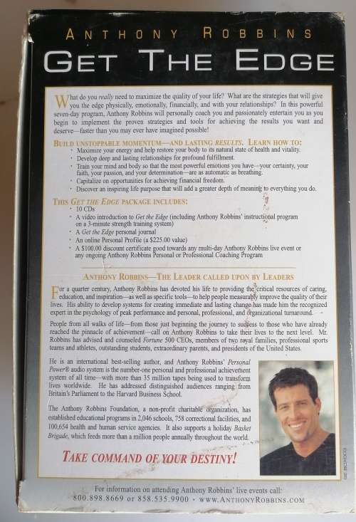 Anthony Robbins: Get the edge - A 7 day program to transform your life cd