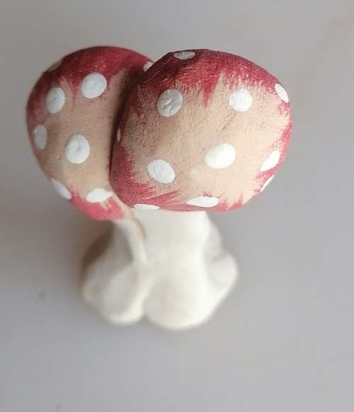 Mushroom ornament