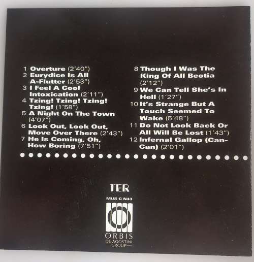 Orpheus in the underworld cd