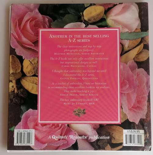 A-Z of embroidered flowers