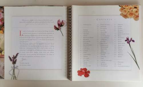 A-Z of embroidered flowers