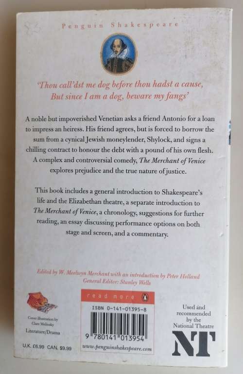 The merchant of Venice by William Shakespeare