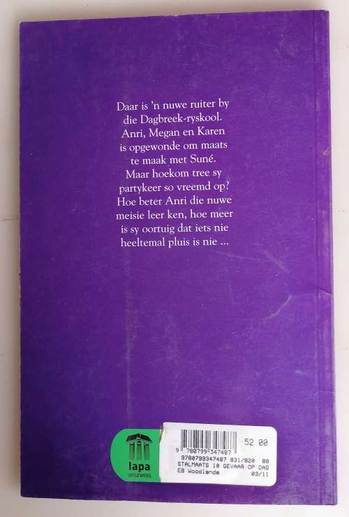 Stalmaats: Gevaar op dagbreek deur Lize Roux