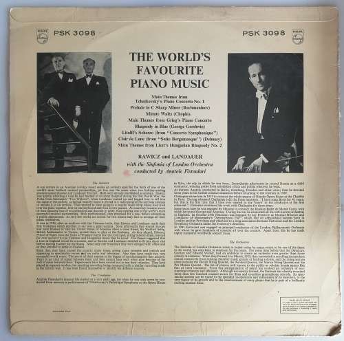 The world`s favourite piano music lp