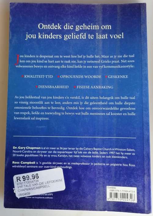 Vyf tale van die liefde van kinders