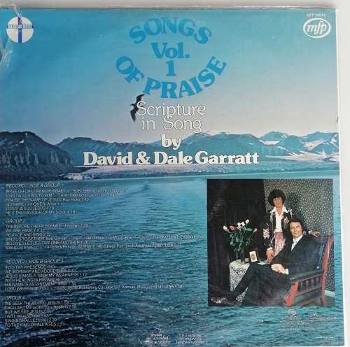 Songs of praise by David and Dale Garratt lp