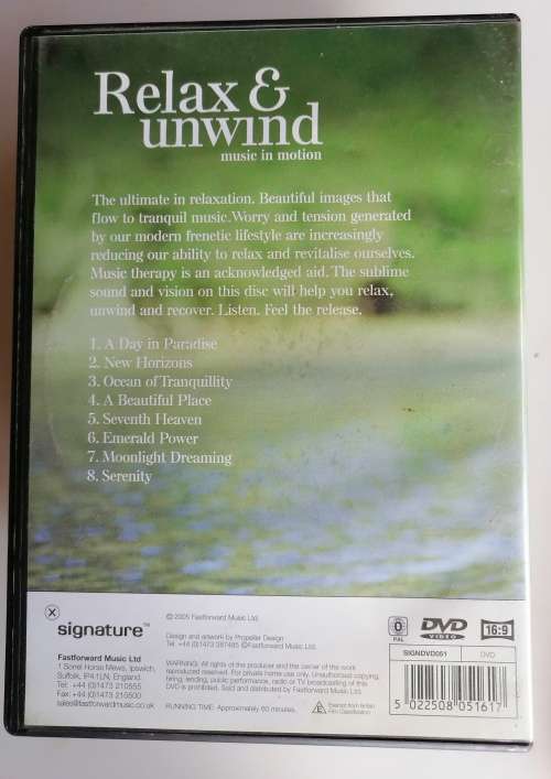 Relax and unwind dvd
