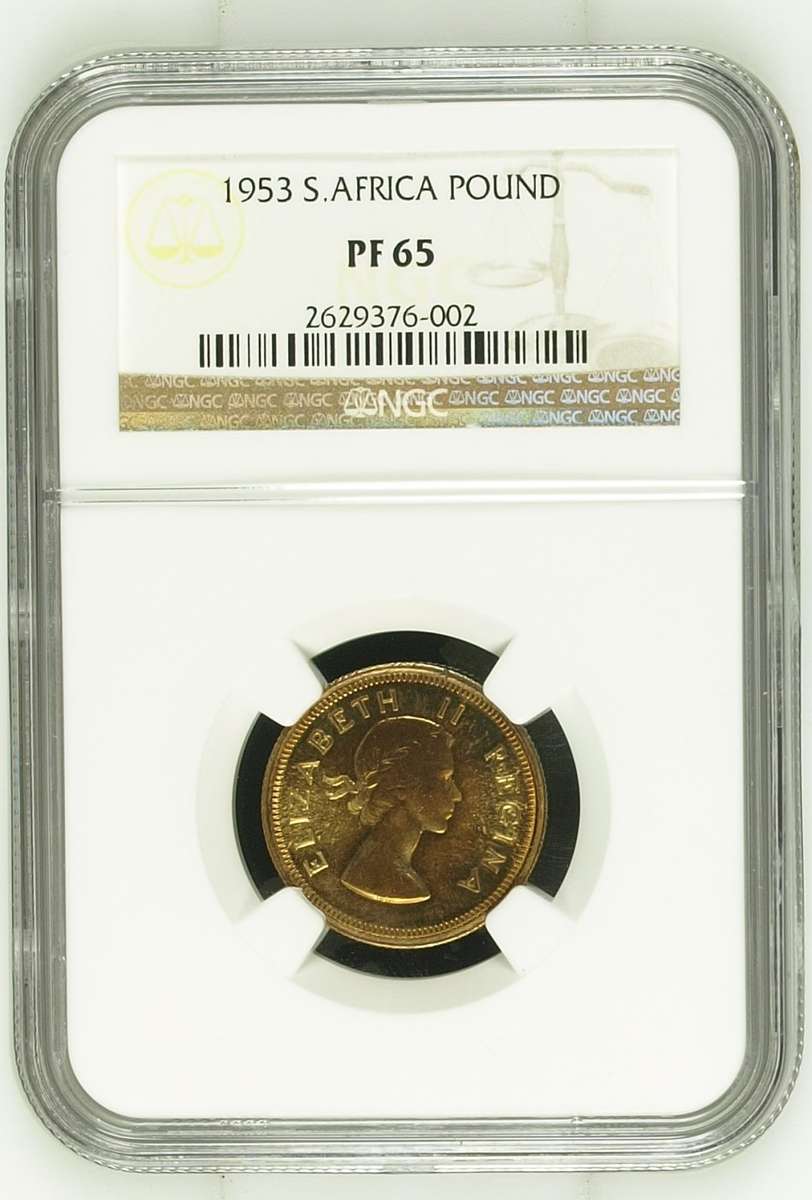 1953 | Pound | NGC PF65 | Gold | Proof