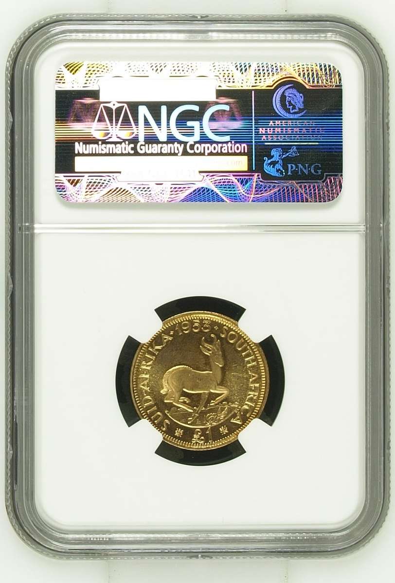 1953 | Pound | NGC PF65 | Gold | Proof