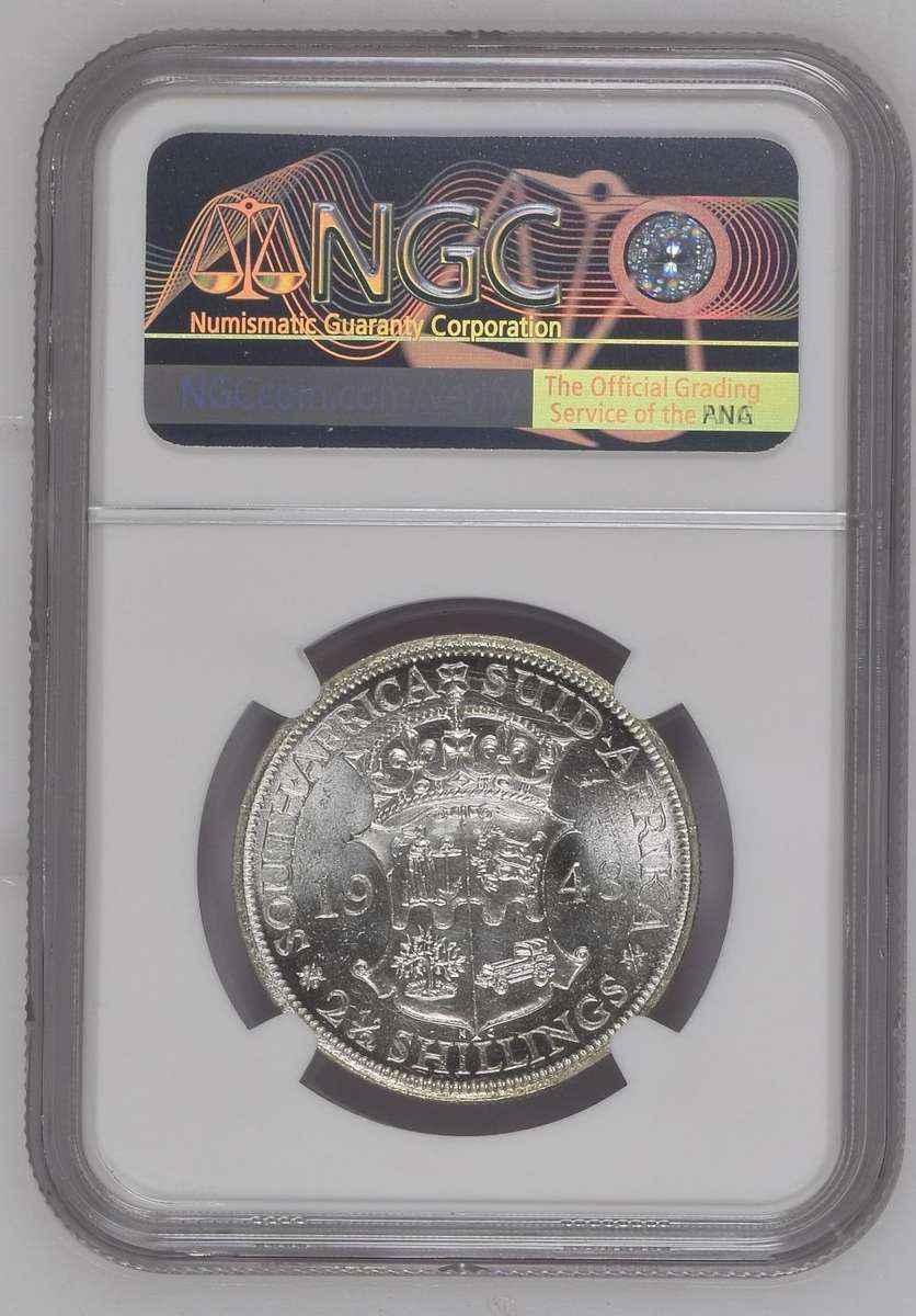 1948 | Half Crown | 2.5S | NGC MS63 | Only 2720 minted