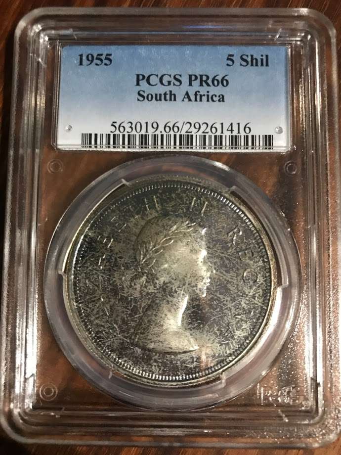 1955 | 5 Shillings | 5S | PCGS PF66