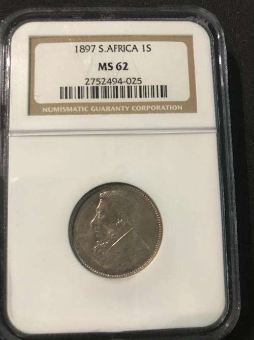 1897 | 1 SHILLING | NGC MS 62