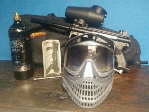 Tippman A5 Old version+Mask,Bottle and Extra's