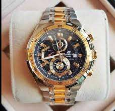 CASIO EDIFICE TWO TONED MENS WATCH - BARGAIN