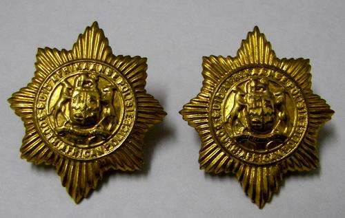 SAP~POLICE~SOLID BRASS COLLAR BADGES~ALL PINS INTACT