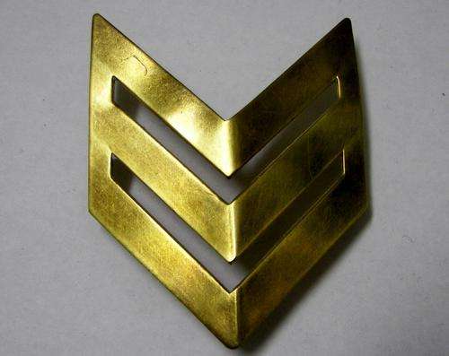 SAP~POLICE~SERGEANT BRASS RANK BADGES~ALL PINS INTACT