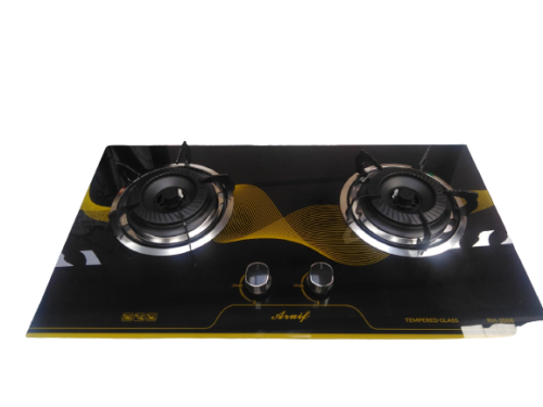 Aruif Tempered Glass 2 Burner Gas Hob