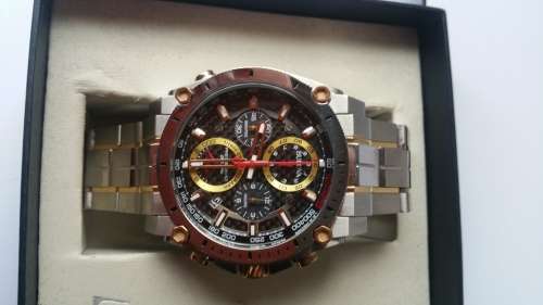 New Bulova 98B228 Precisionist Chronograph Two Tone Stainless 300M Men's Watch