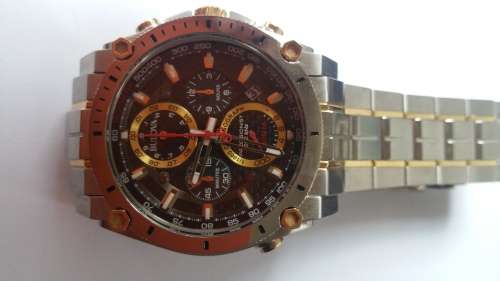 New Bulova 98B228 Precisionist Chronograph Two Tone Stainless 300M Men's Watch