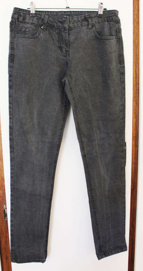 Black skinny jeans size 14