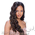 Black spiral curly hair : 40 cm
