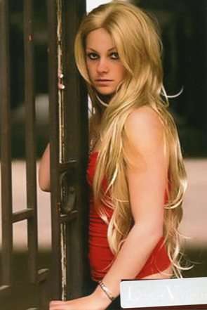 100 cm Hand made Blonde Hair Wigs