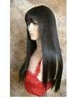Long Black Straight Hair Wigs: FREE SHIPMENT