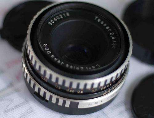 Pentax lens Carl Zeiss Jena DDR Tessar 50mm f2.8