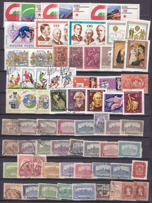 SMALL COLLECTION OF 67 USED STAMPS - HUNGARY