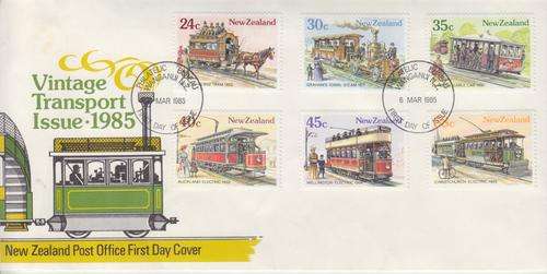 NEW ZEALAND FDC - TRAINS