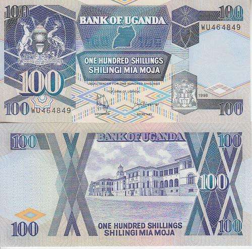 UGANDA 100 SHILLING 1996 P 31 UNC