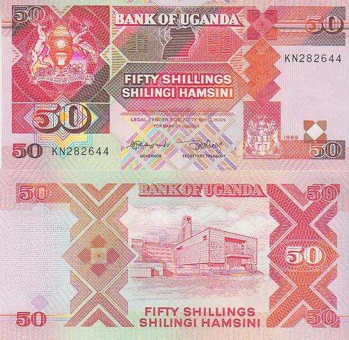 UGANDA 50 SHILLING 1998 P 30 UNC