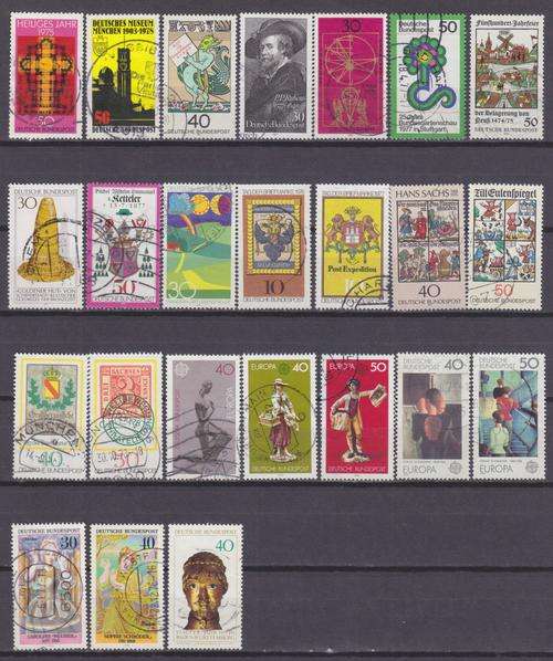 220+ USED STAMPS - GERMANY - see 5 scans