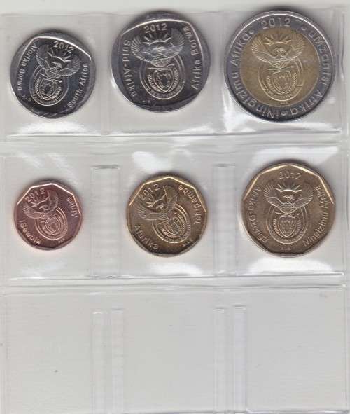 2012 UNCIRCULATED COIN SET IN SA MINT ENVELOPE