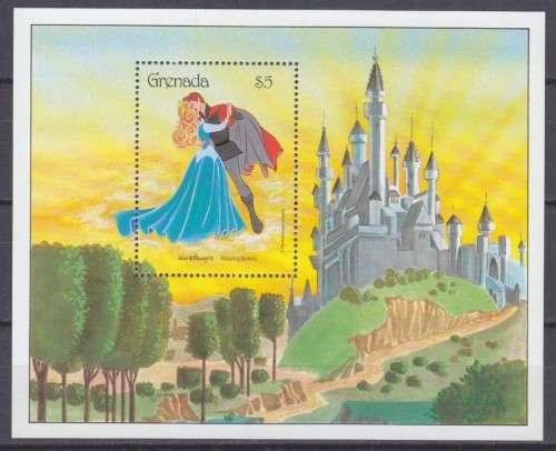 GRENADA - DISNEY - SLEEPING BEAUTY - MINT SHEET