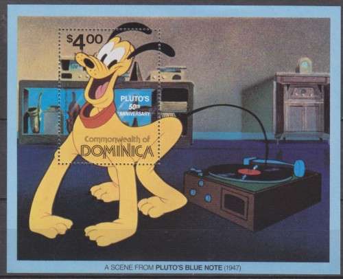 COMMONWEALTH OF DOMINICA - DISNEY - PLUTO