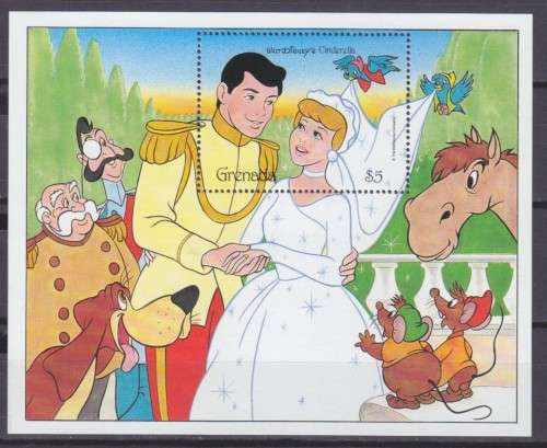GRENADA - DISNEY - CINDERELLA - MINT SHEET