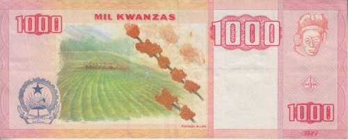 ANGOLA 1000 KWANZAS 2003 P 150 VF