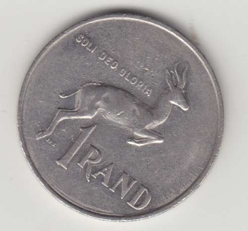 1984 ONE RAND COAT OF ARMS (R1) COIN {NICKEL)