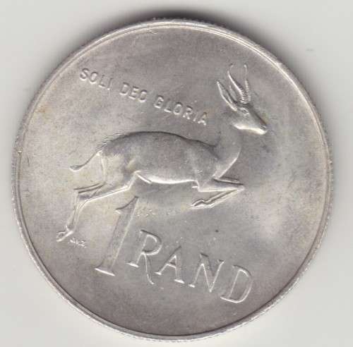 1967E ONE RAND (R1) COIN SILVER H.F.VERWOERD - EF