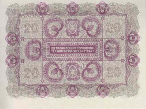 AUSTRIA 20 KRONEN P76 1922  UNC