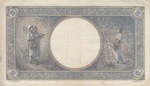 ROMANIA 1000 LEI 1944 P52 F-VF