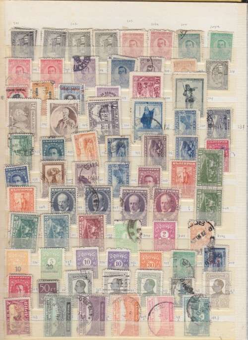 EARLY BULGARIA AND GERMANY COLLECTION IN ALBUM - 1100+ STAMPS - SEE 15 SCANS