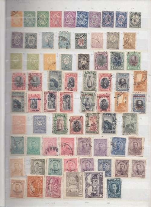 EARLY BULGARIA IN ALBUM - 500+ STAMPS - SEE 10 SCANS