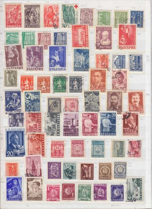 EARLY BULGARIA IN ALBUM - 500+ STAMPS - SEE 10 SCANS