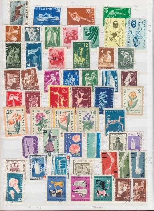 EARLY BULGARIA IN ALBUM - 500+ STAMPS - SEE 10 SCANS