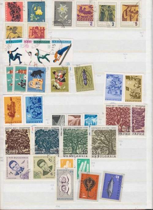 EARLY BULGARIA IN ALBUM - 500+ STAMPS - SEE 10 SCANS