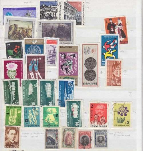 EARLY BULGARIA IN ALBUM - 500+ STAMPS - SEE 10 SCANS